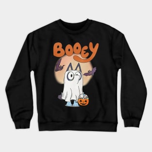 Booey Halloween Spooky Season Bluey Family Scary  Bluey Trick Or Treat Ghost Month Crewneck Sweatshirt